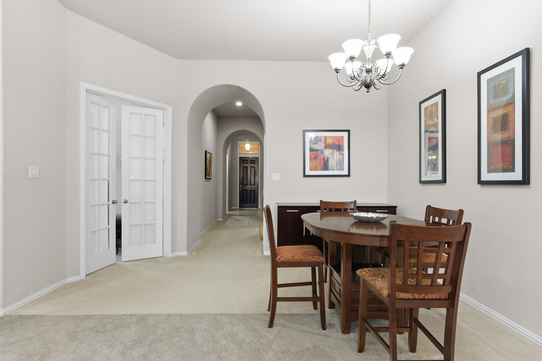 Dining area view from common room for those holiday dinners with the family.