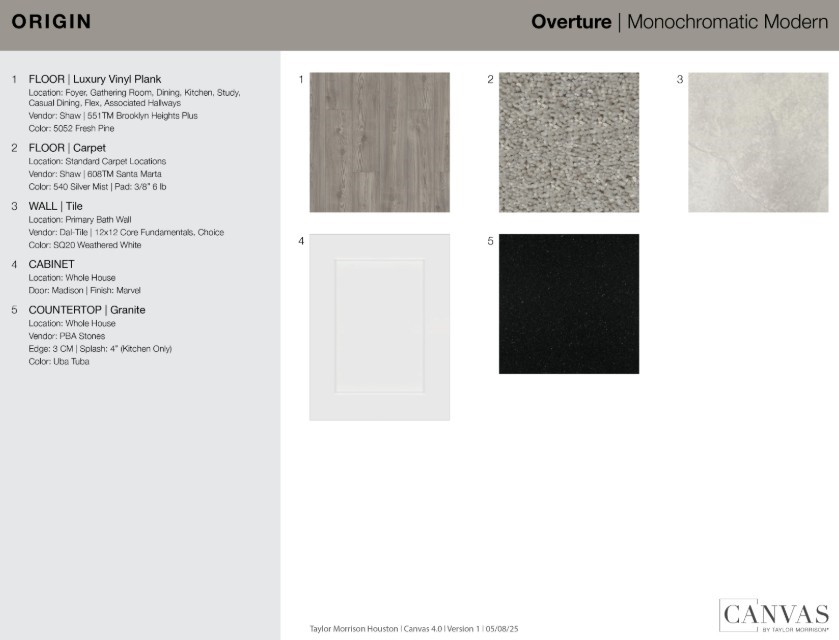 22031 Honey Scent Lane design selections! This home is currently under construction and selections are subject to change.