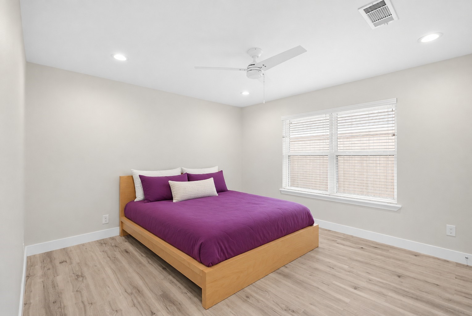 Secondary bedroom with spacious closet.