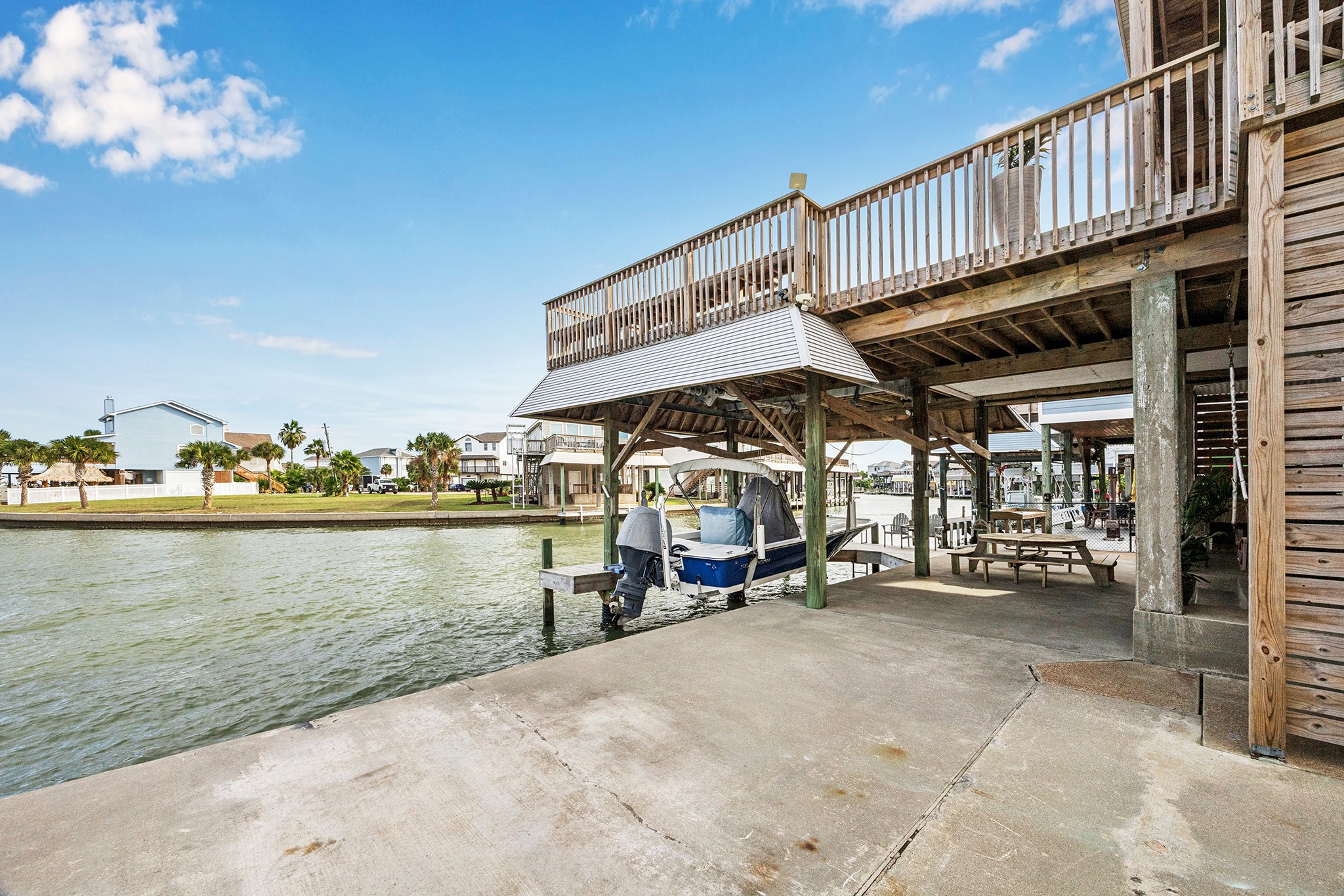 Discover your dream waterfront retreat with this charming boathouse, offering direct access to serene waters and a perfect blend of relaxation and adventure.