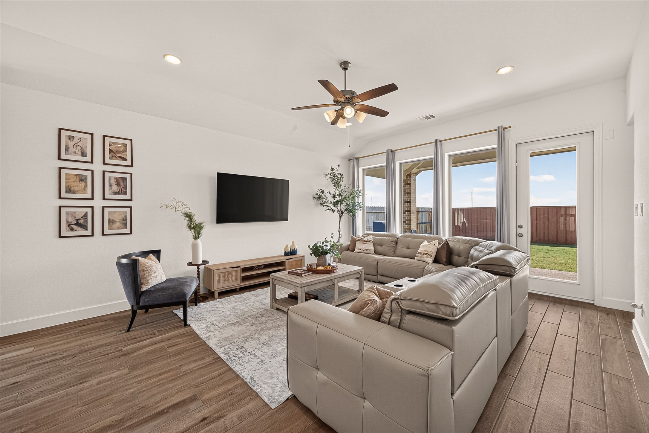 You will enjoy a perfect view from your living room.