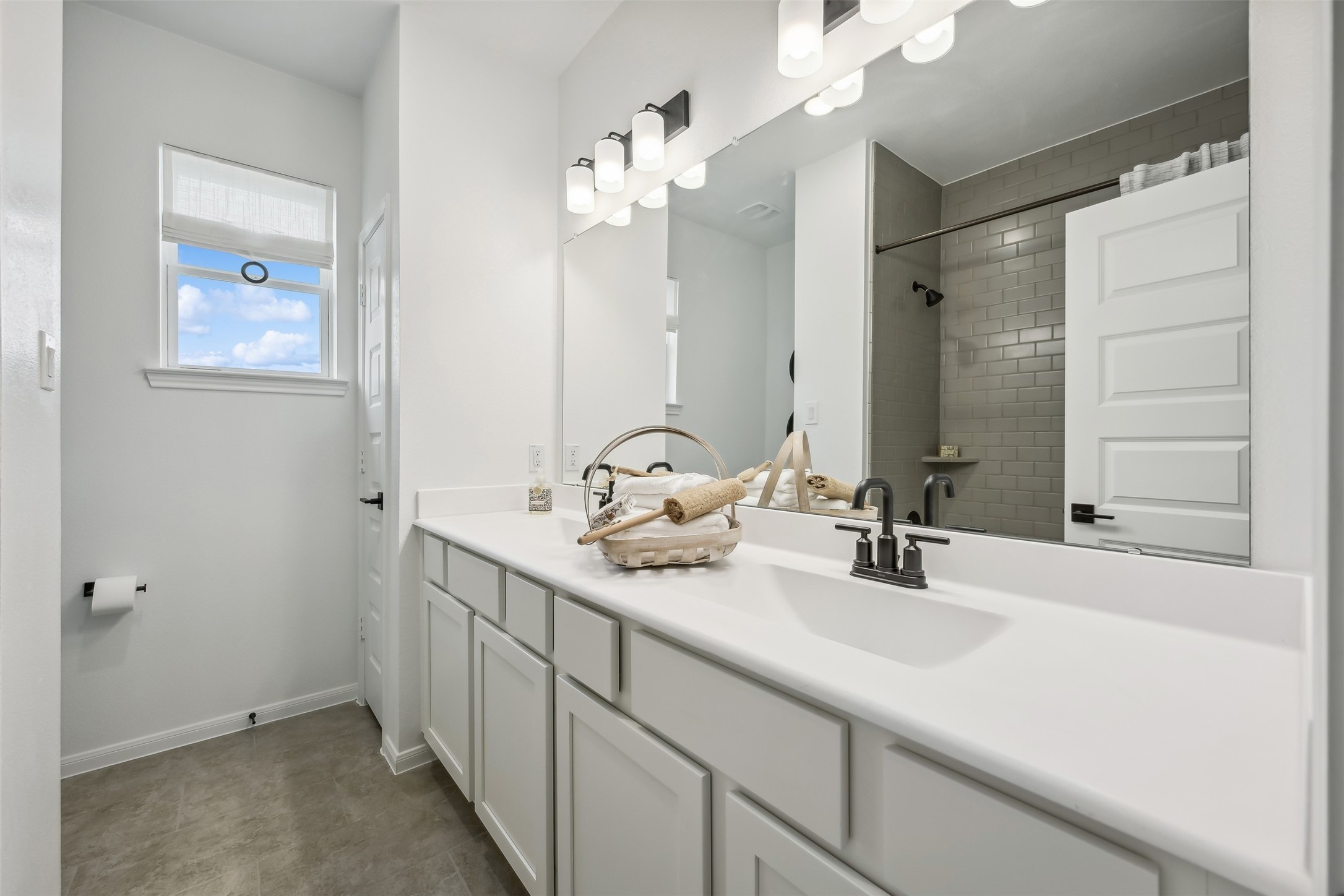 Hall bath