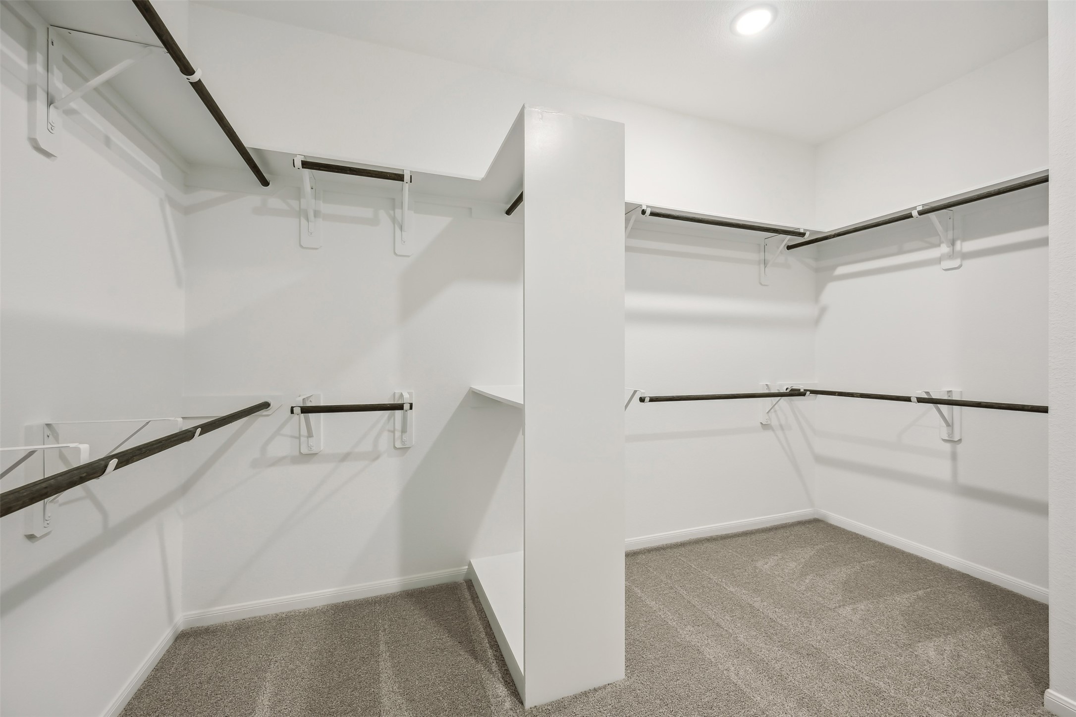 Walk-in closet in the primary suite