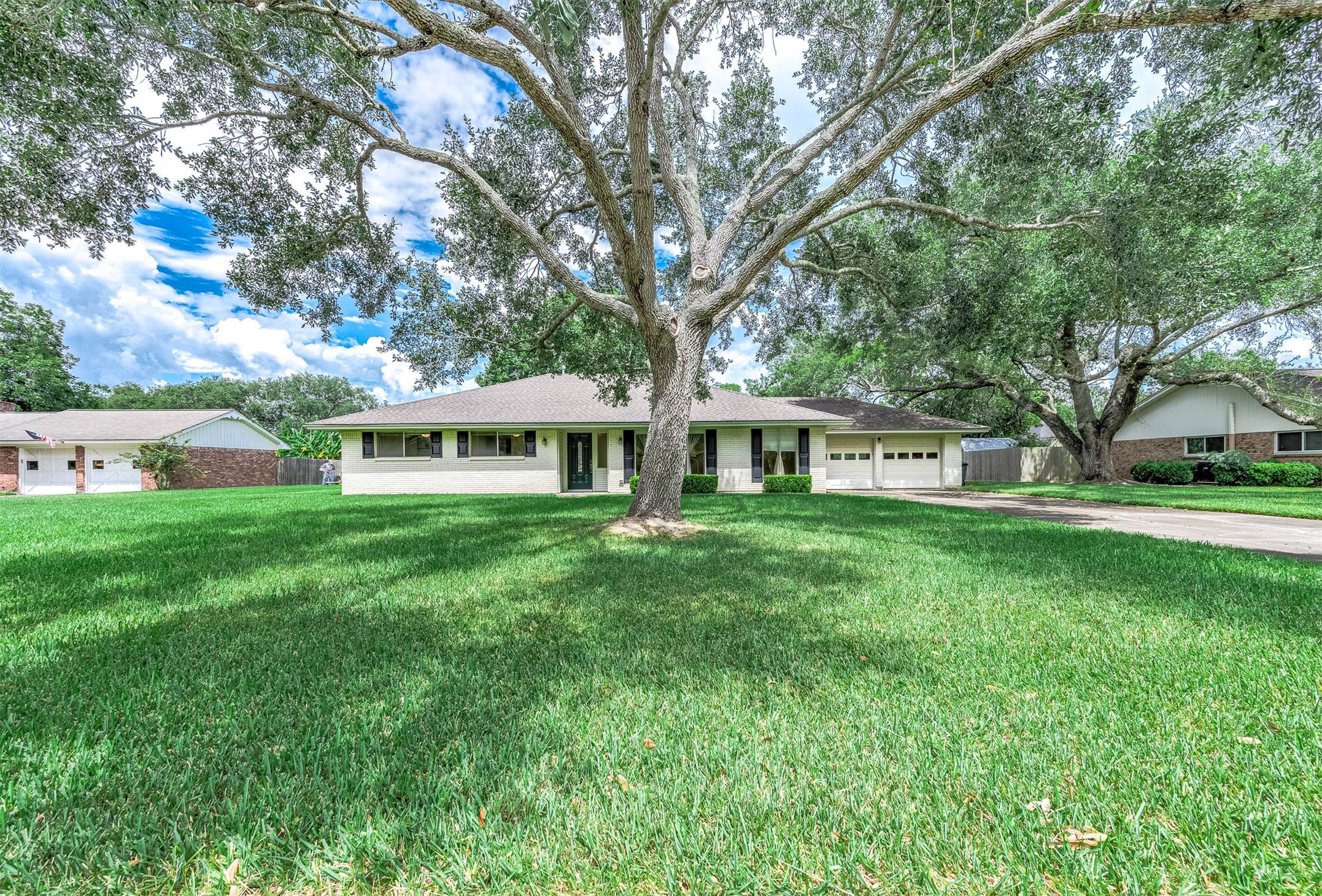Welcome home to a wonderful established neighborhood with wide streets, large lots and convenient access to everything! This 3 bedroom, 2 bath, 2 car garage home has great "bones" and ready for its new owners!