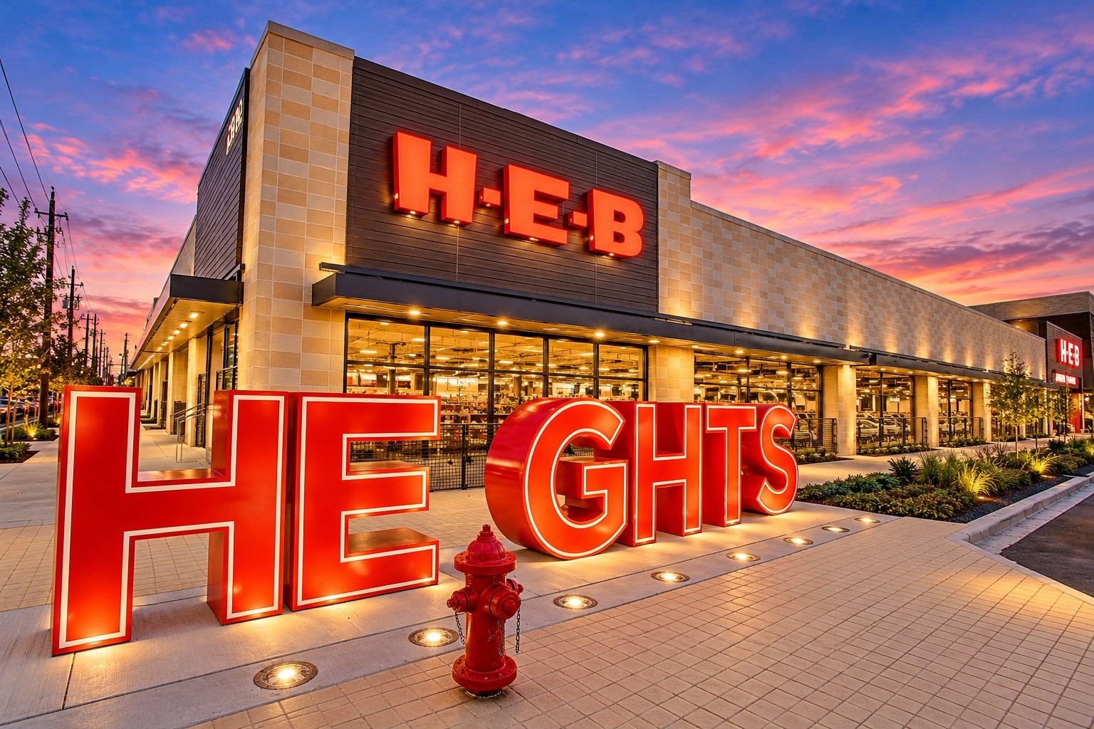 Convenient grocery shopping at nearby H-E-B Heights on North Shepherd Drive, offering everyday essentials just a short drive from 2602 Ashland St.