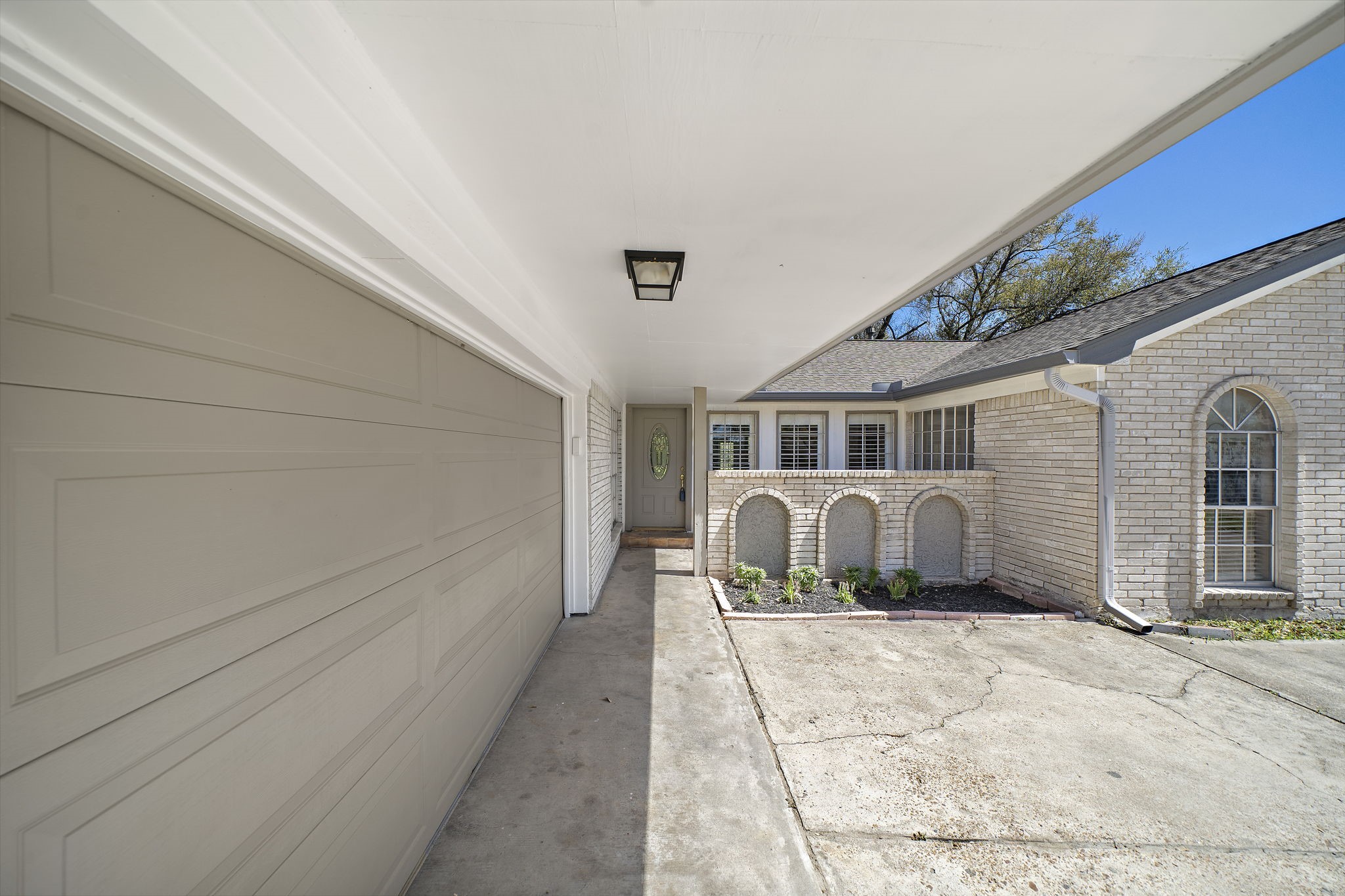 2 car garage and large driveway