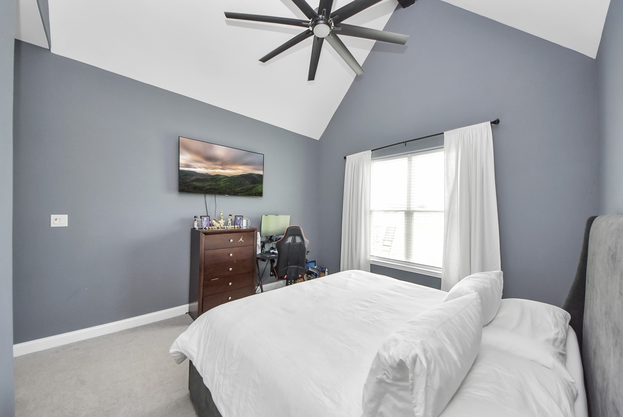 BEDROOM 2 W/ VAULTED CEILING