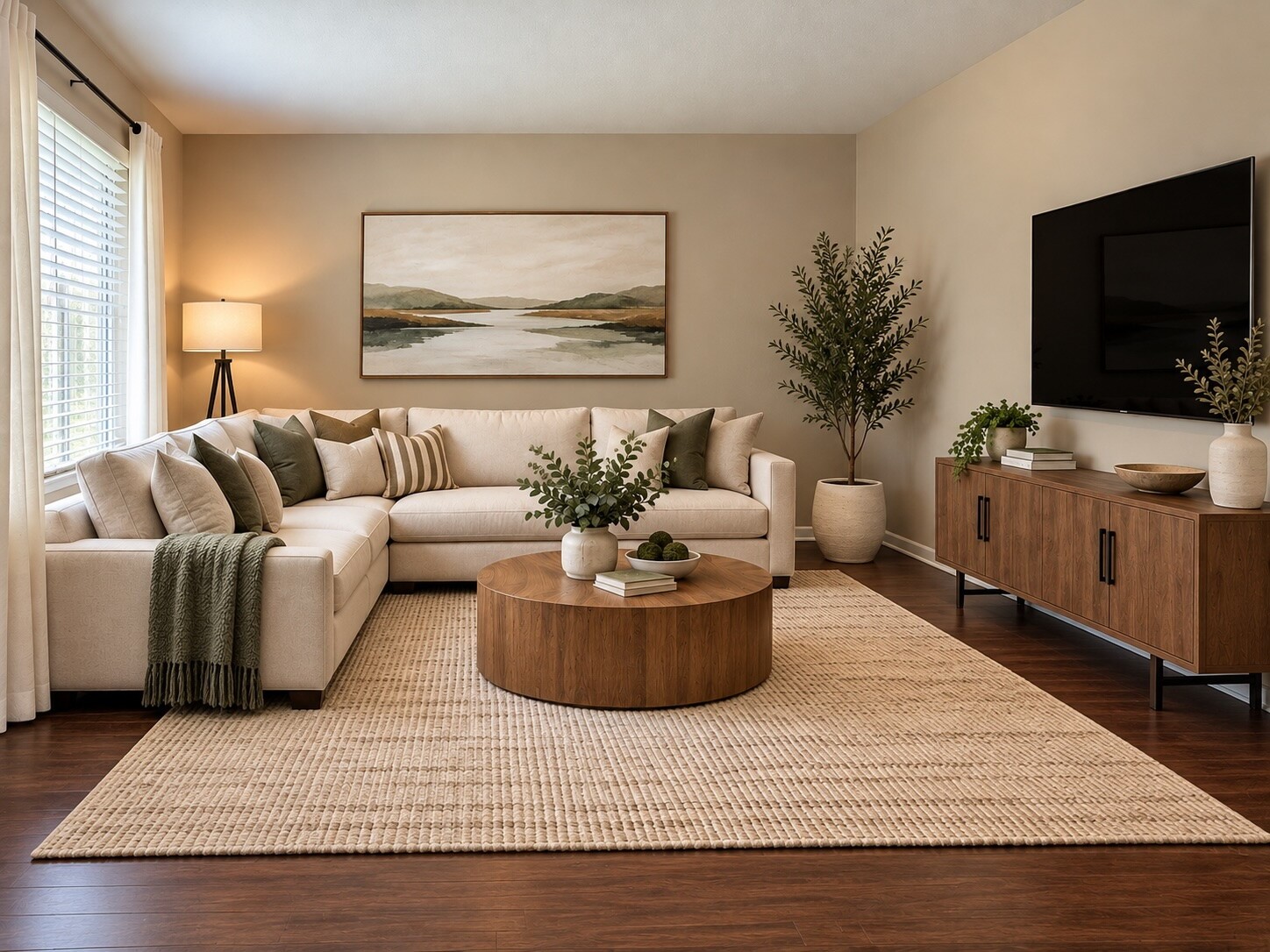 Living Room - virtually staged
