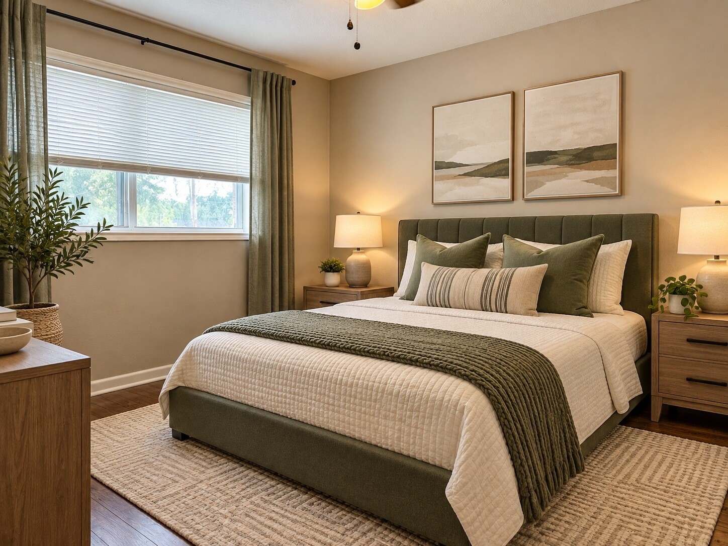 Bedroom 1 - virtually staged