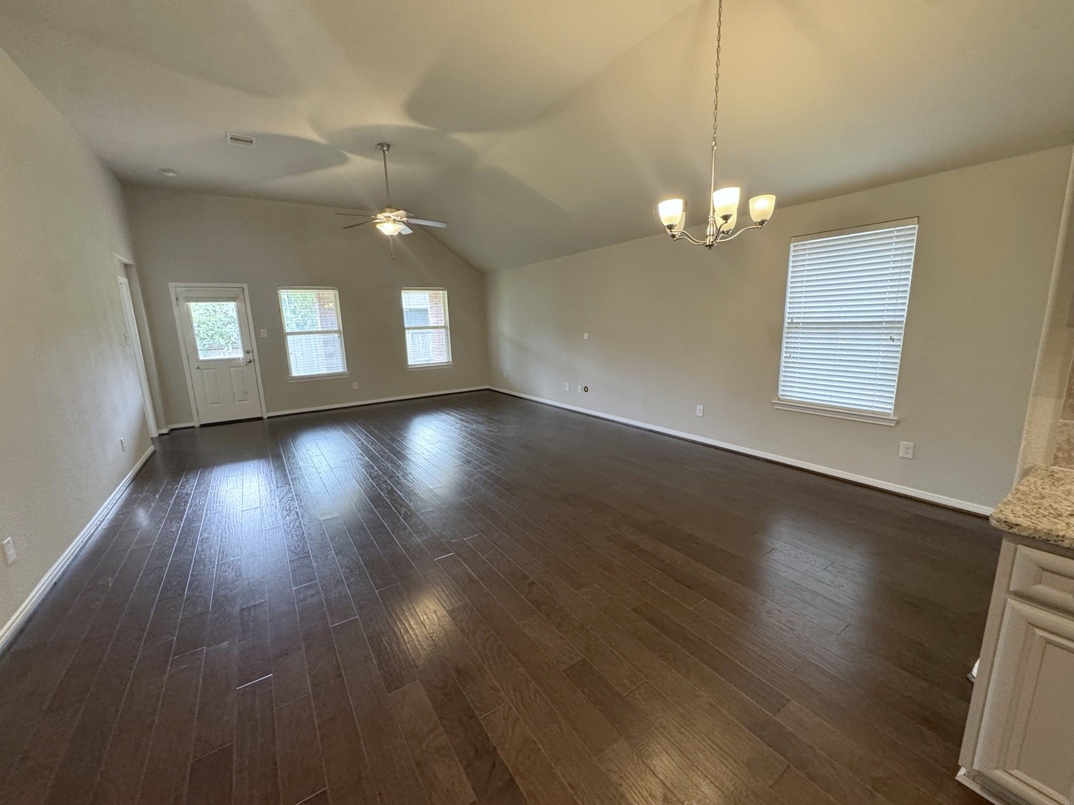 Large living / dining area