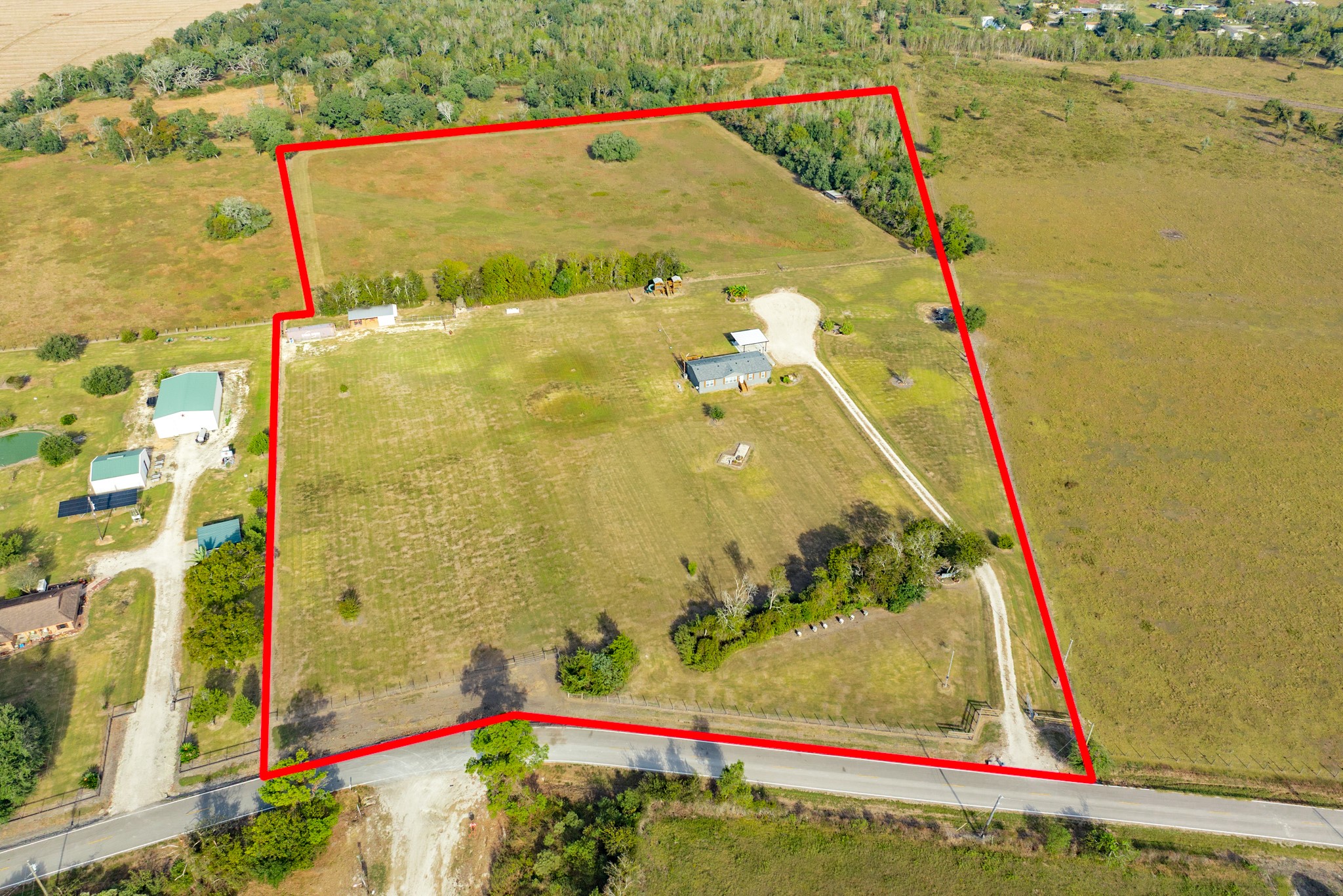 16.67 acres of beautiful countryside.