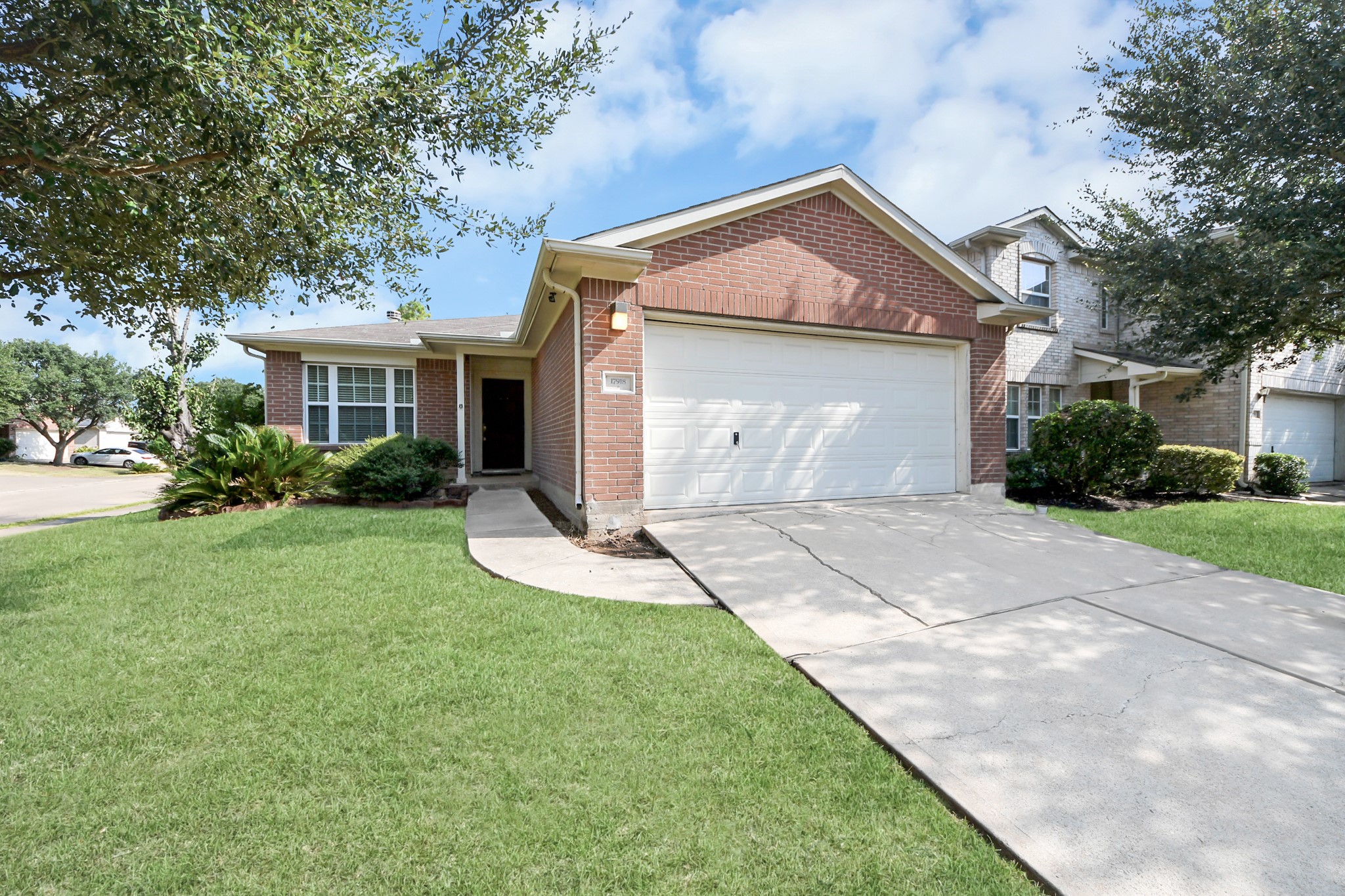 Corner lot- front of home