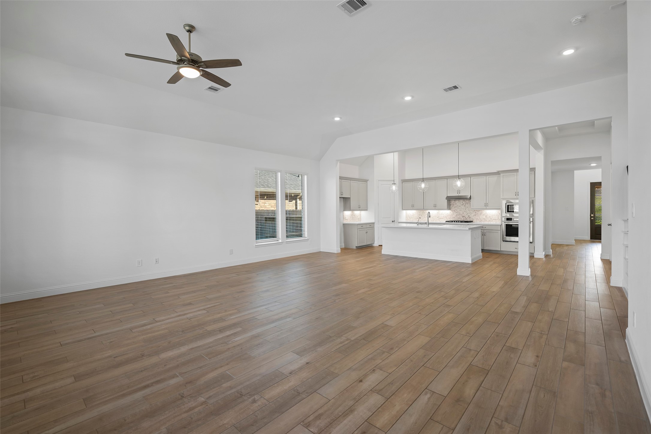 Look at how open and airy the main living area is!