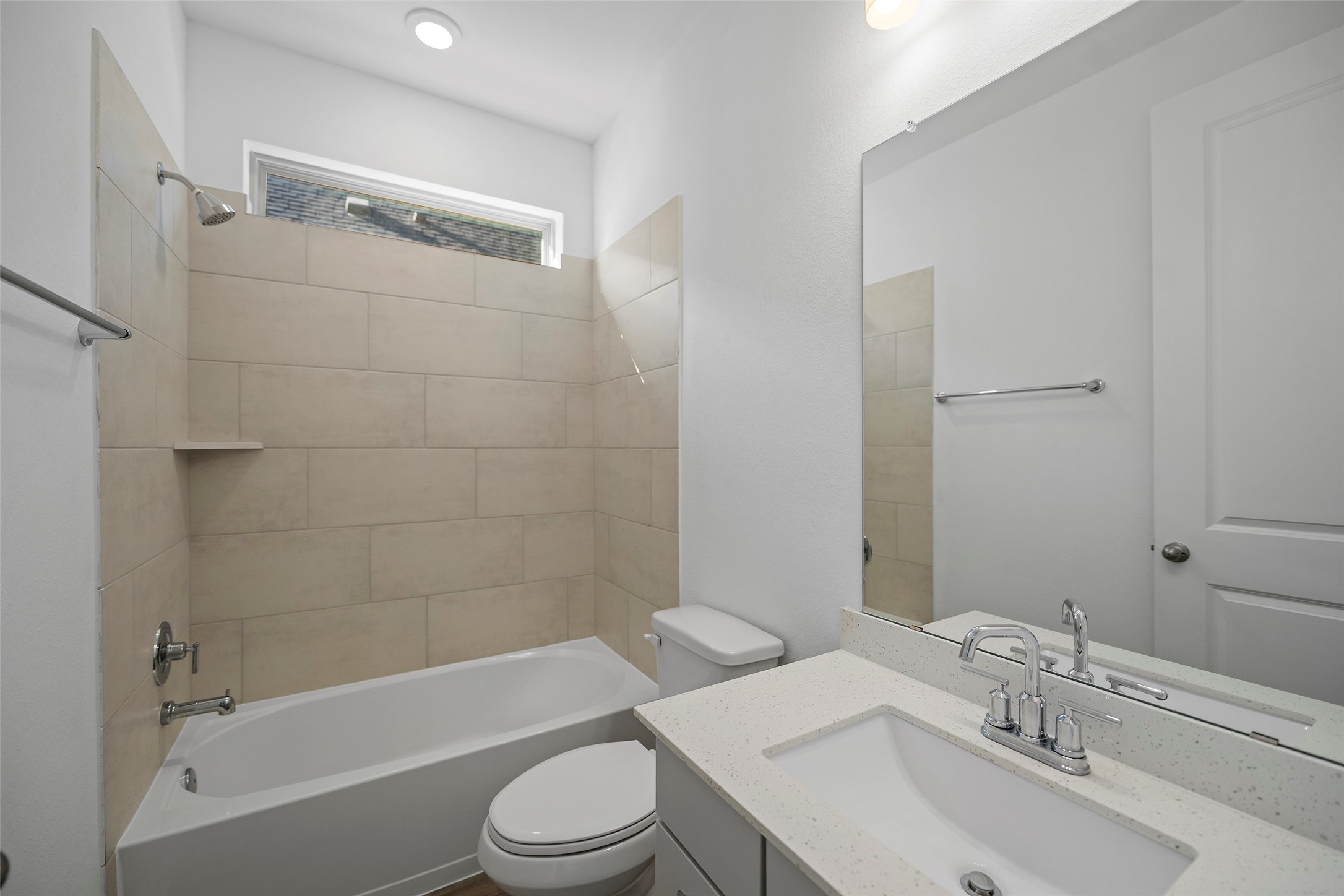 Full Bathroom downstairs for Bedroom #2 and Guests.  There's also a half bathroom for guests too.