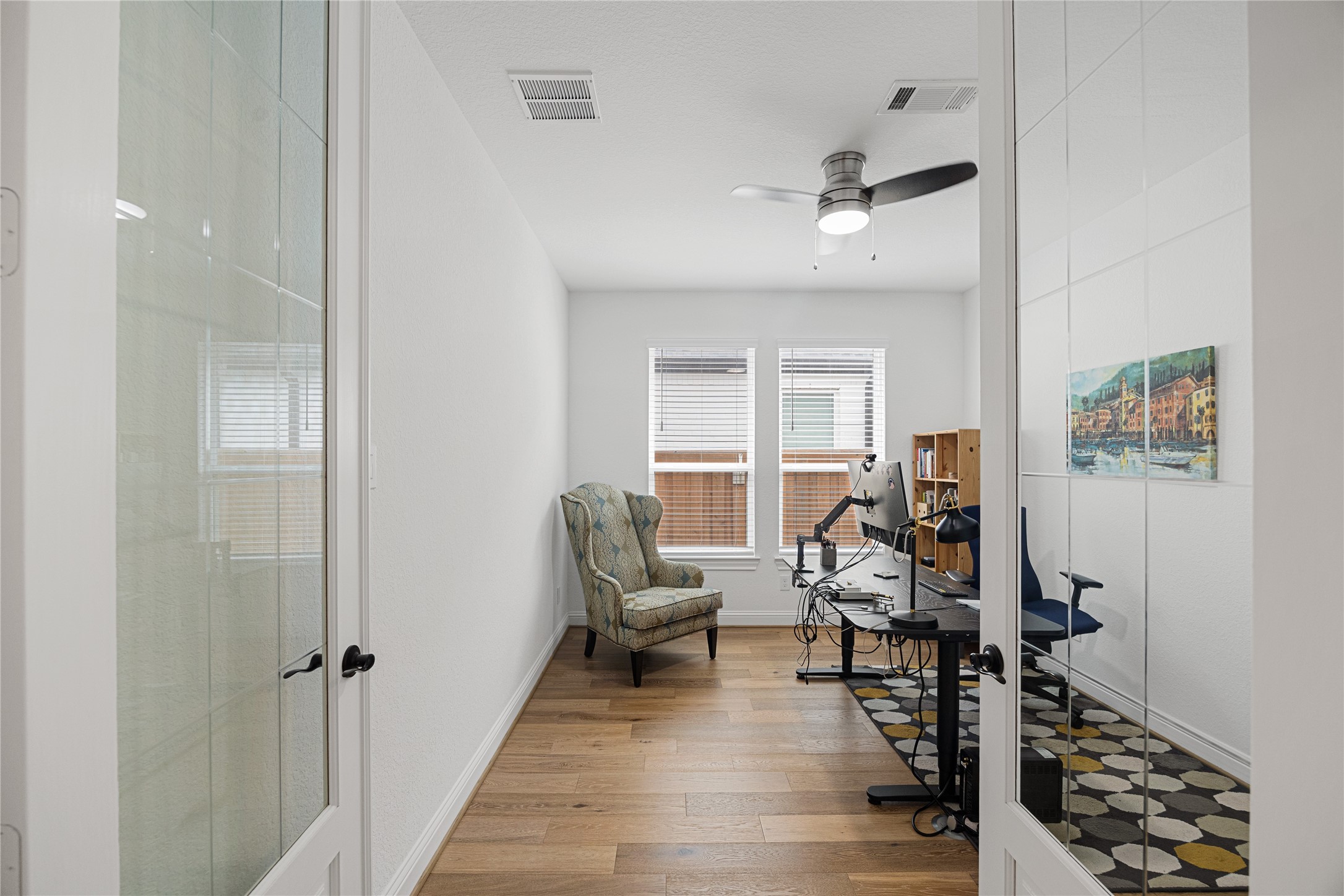 Study located to left upon entering the home.