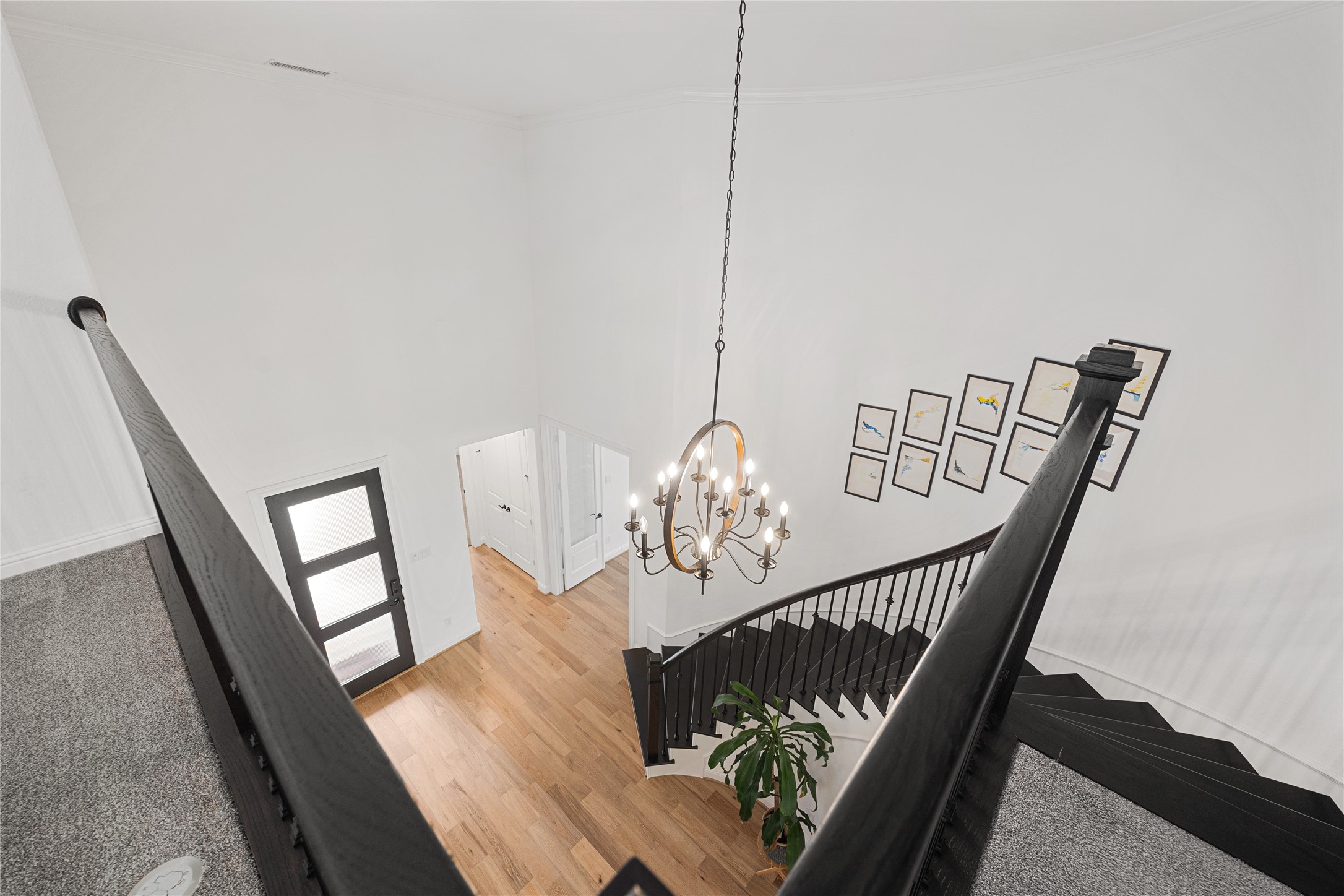 View upstairs.