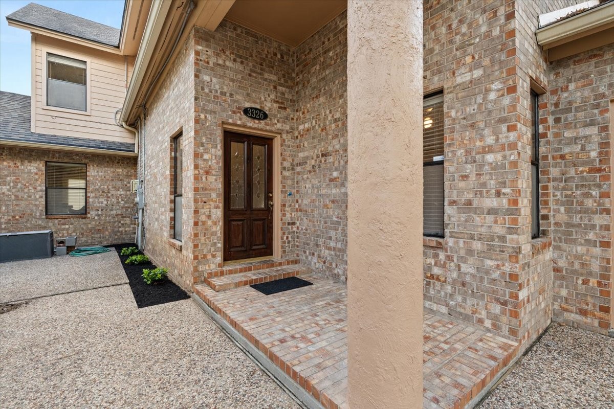 Solid built custom brick home