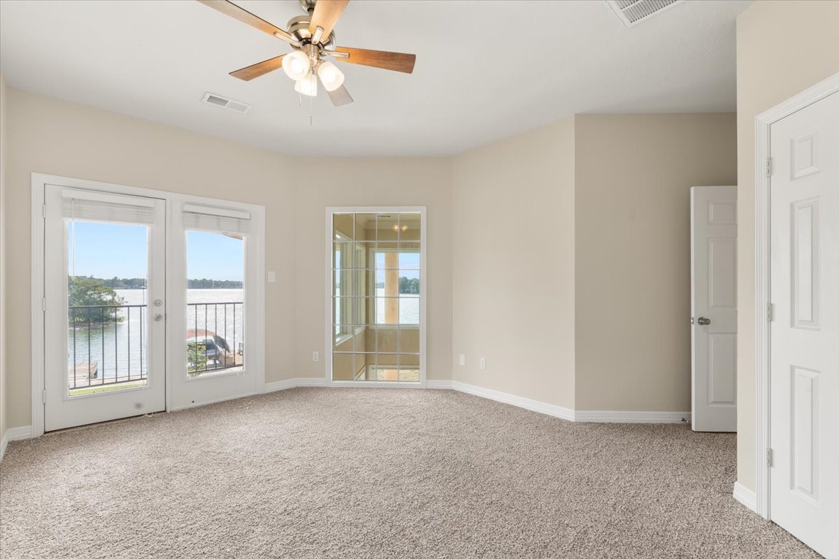 Check out the view from the upstairs bedroom