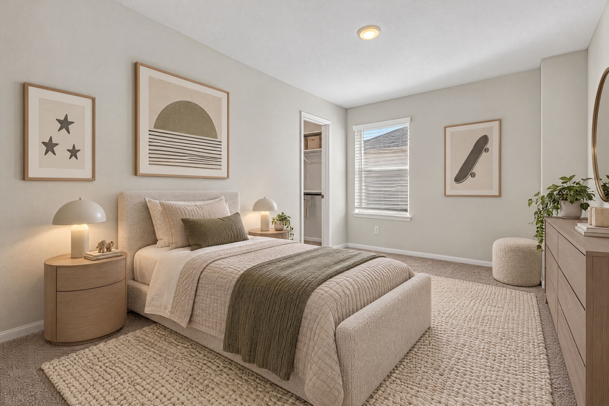 THIRD BEDROOM - Virtually staged