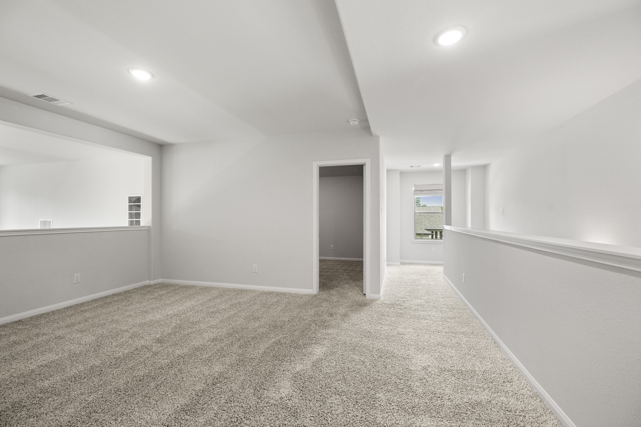 Another view of same flex room, loft style