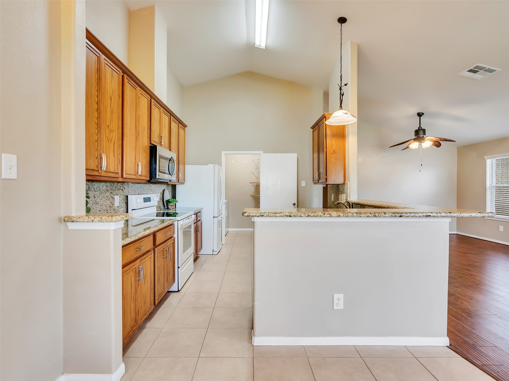 Appliances have been recently updated.