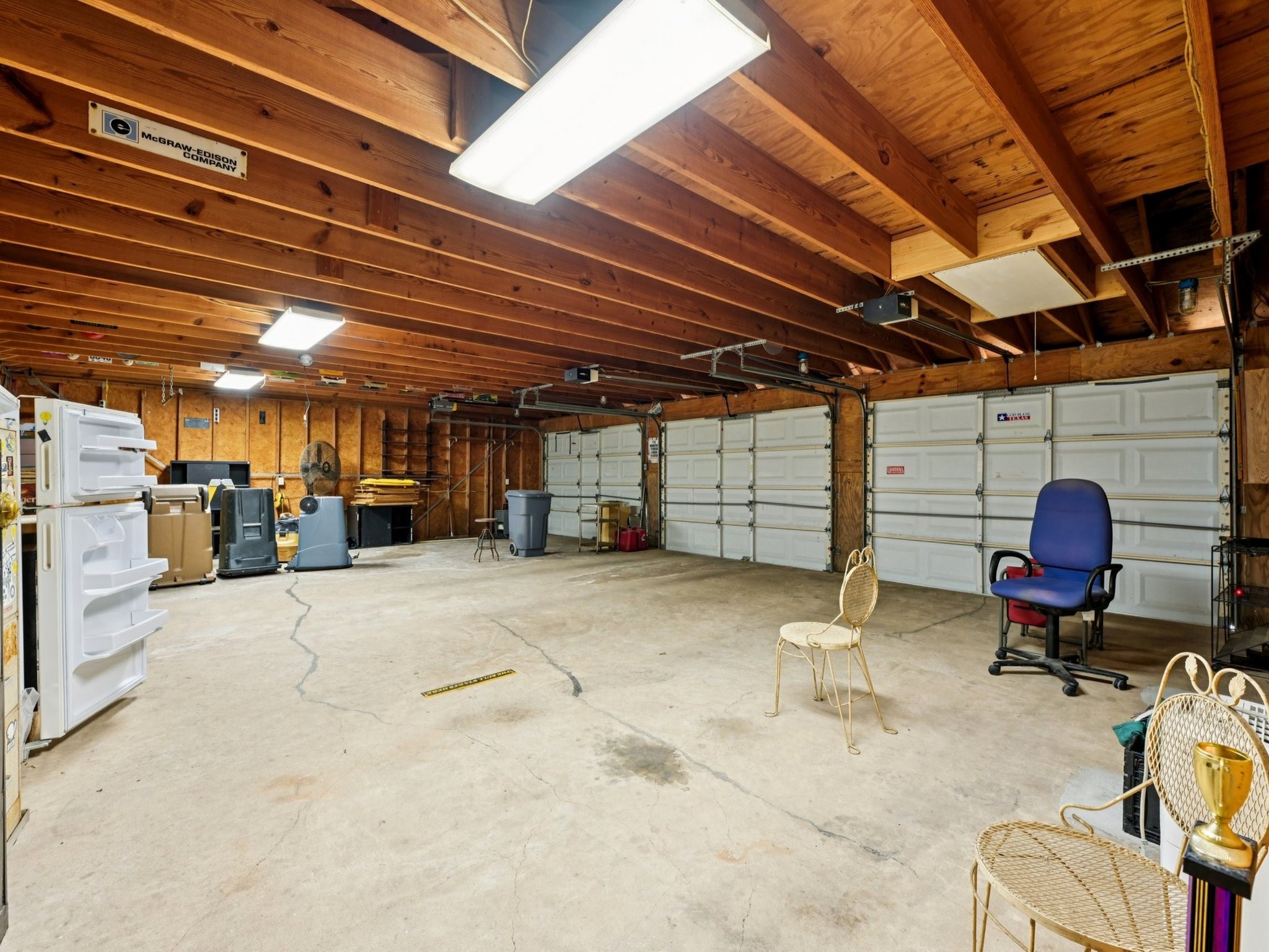 The 3-car garage ensures you have enough parking for your vehicles.