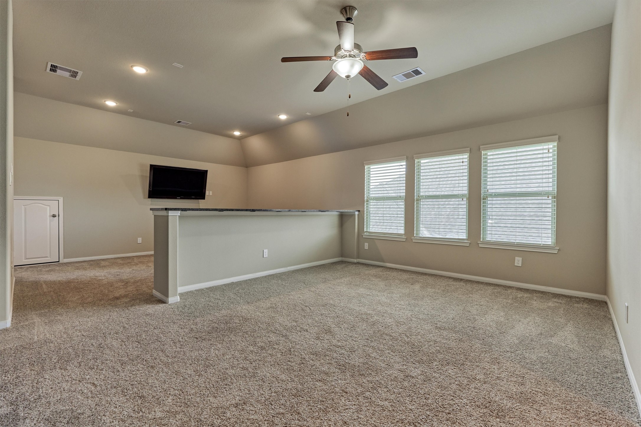 huge upstairs entertaining space