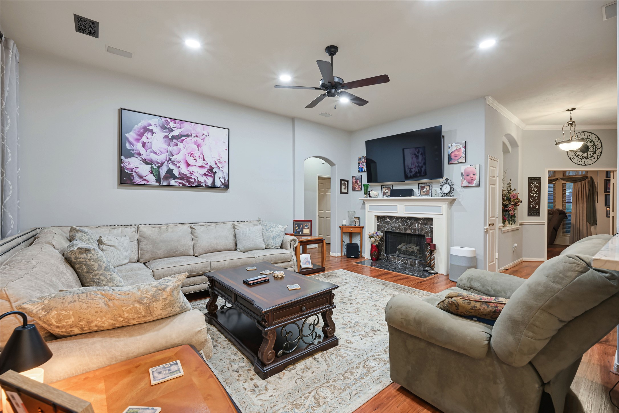 Gas Log Fireplace