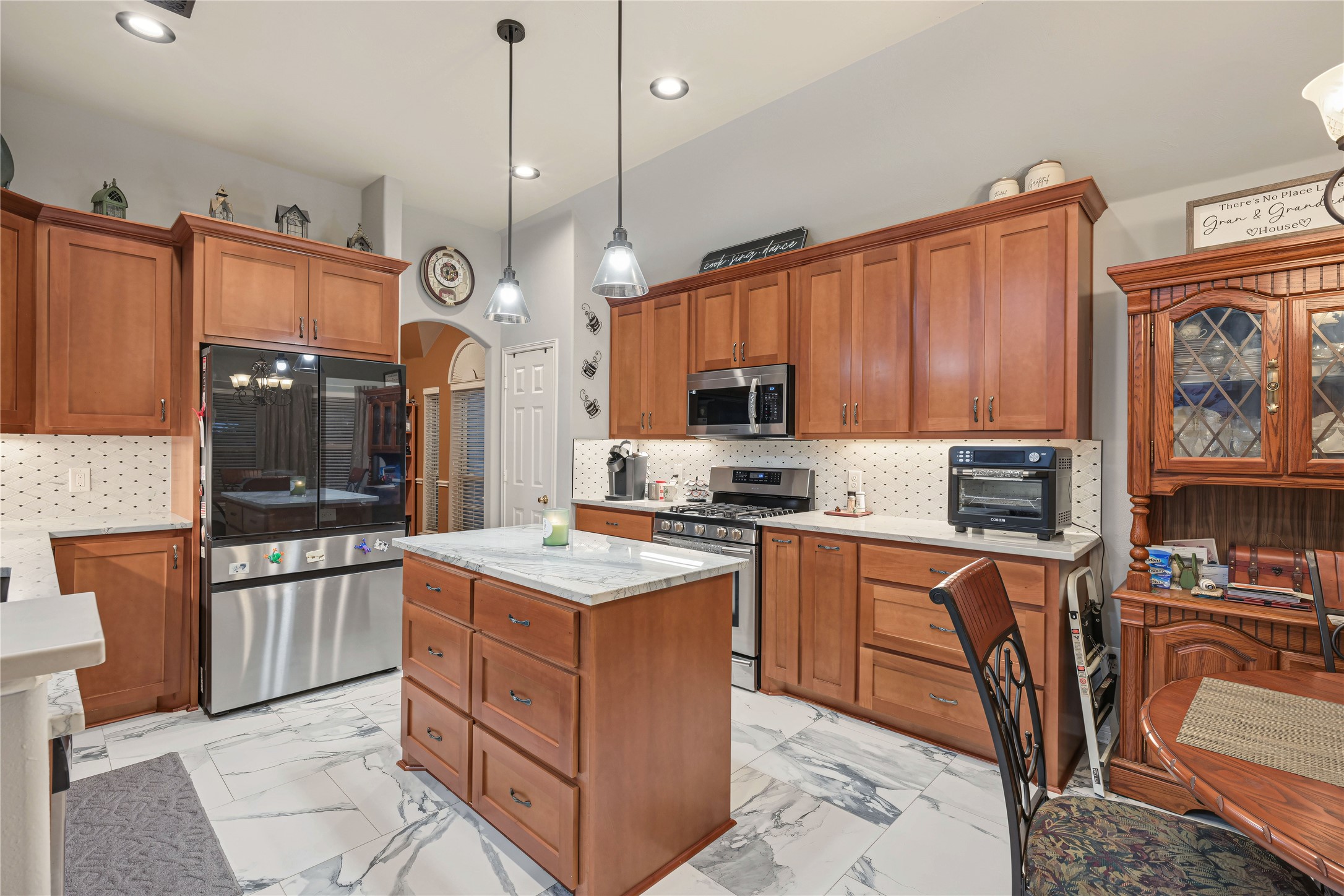 Custom built cabinets