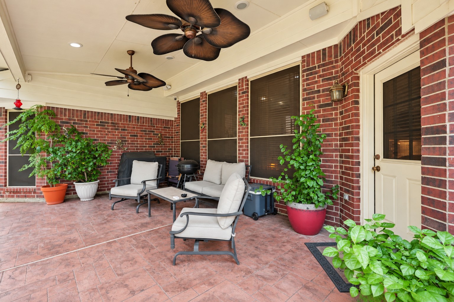 Another view of patio