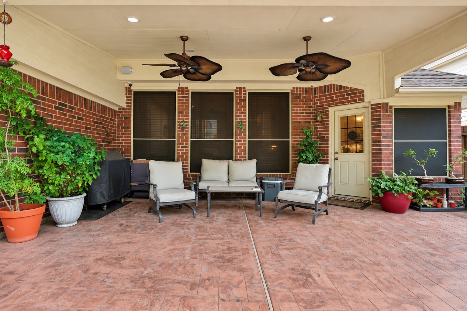 Extended patio