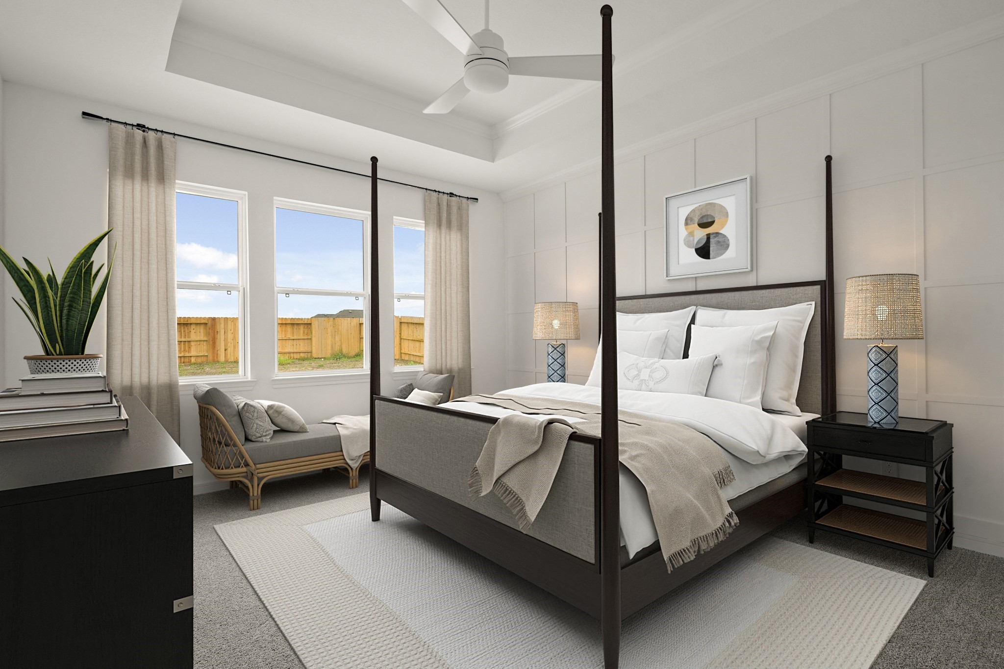 Spacious primary suite (*Photo not of actual home and used for illustration purposes only.)