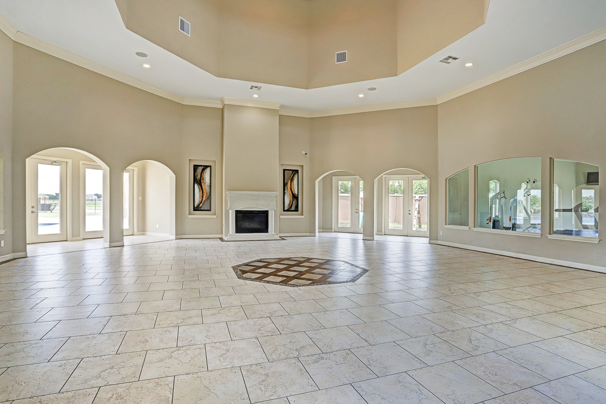 The clubhouse can be rented out for special events.