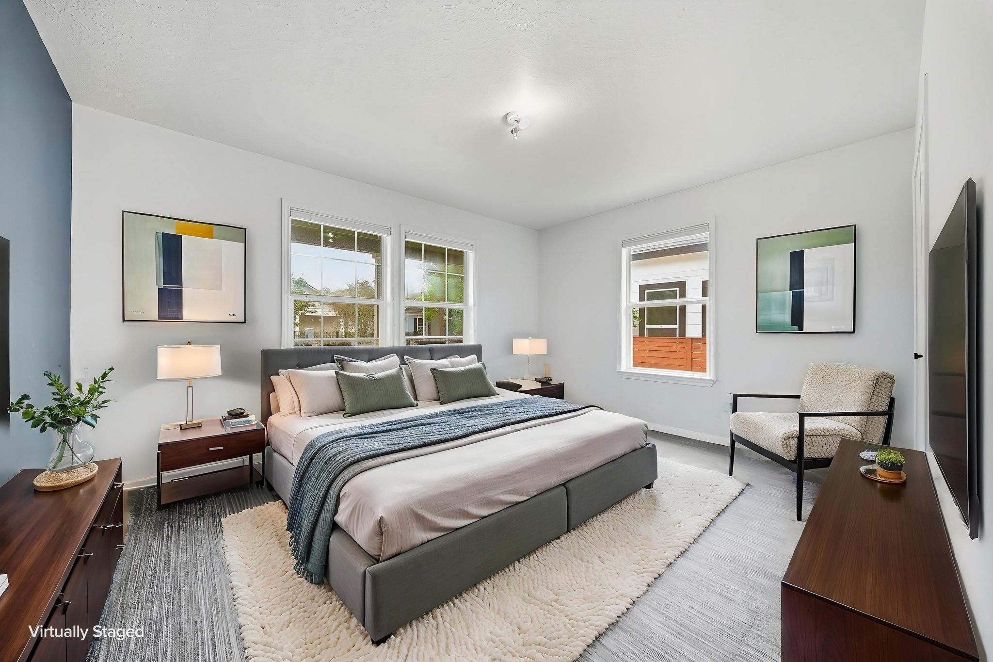 Secondary bedroom Virtually Staged