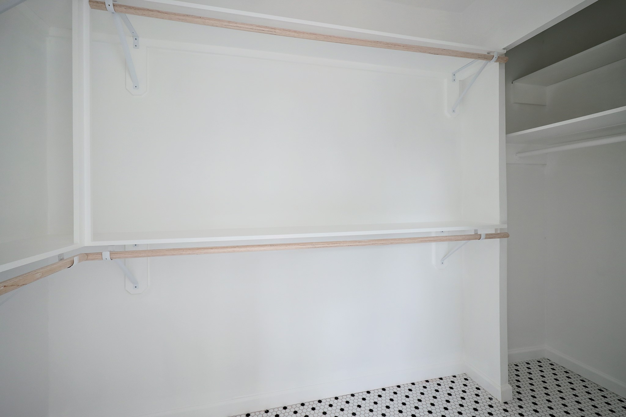 New walk-in closet