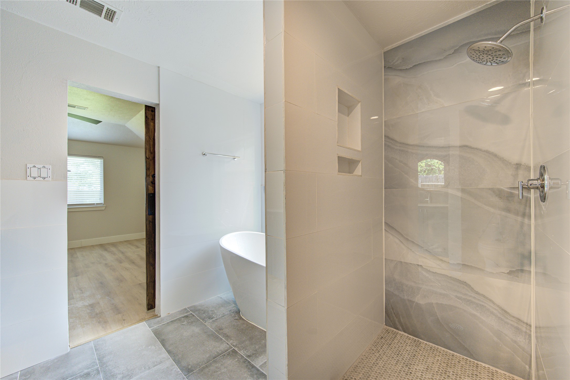 Shower door to be installed