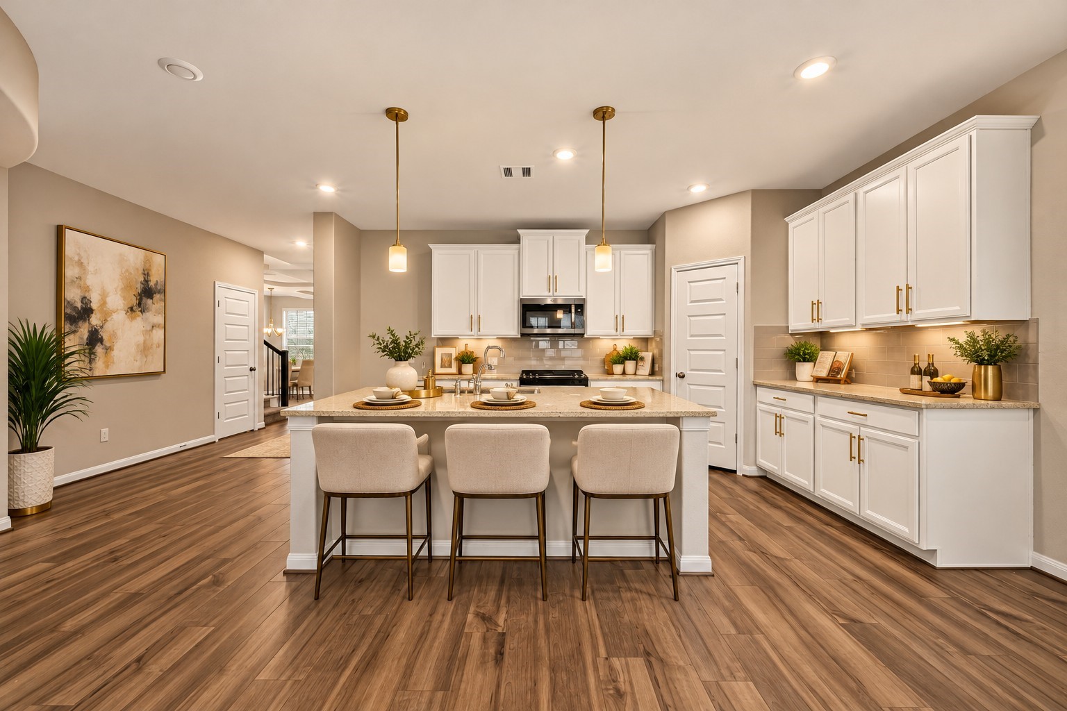 AI Generated - Virtually staged kitchen