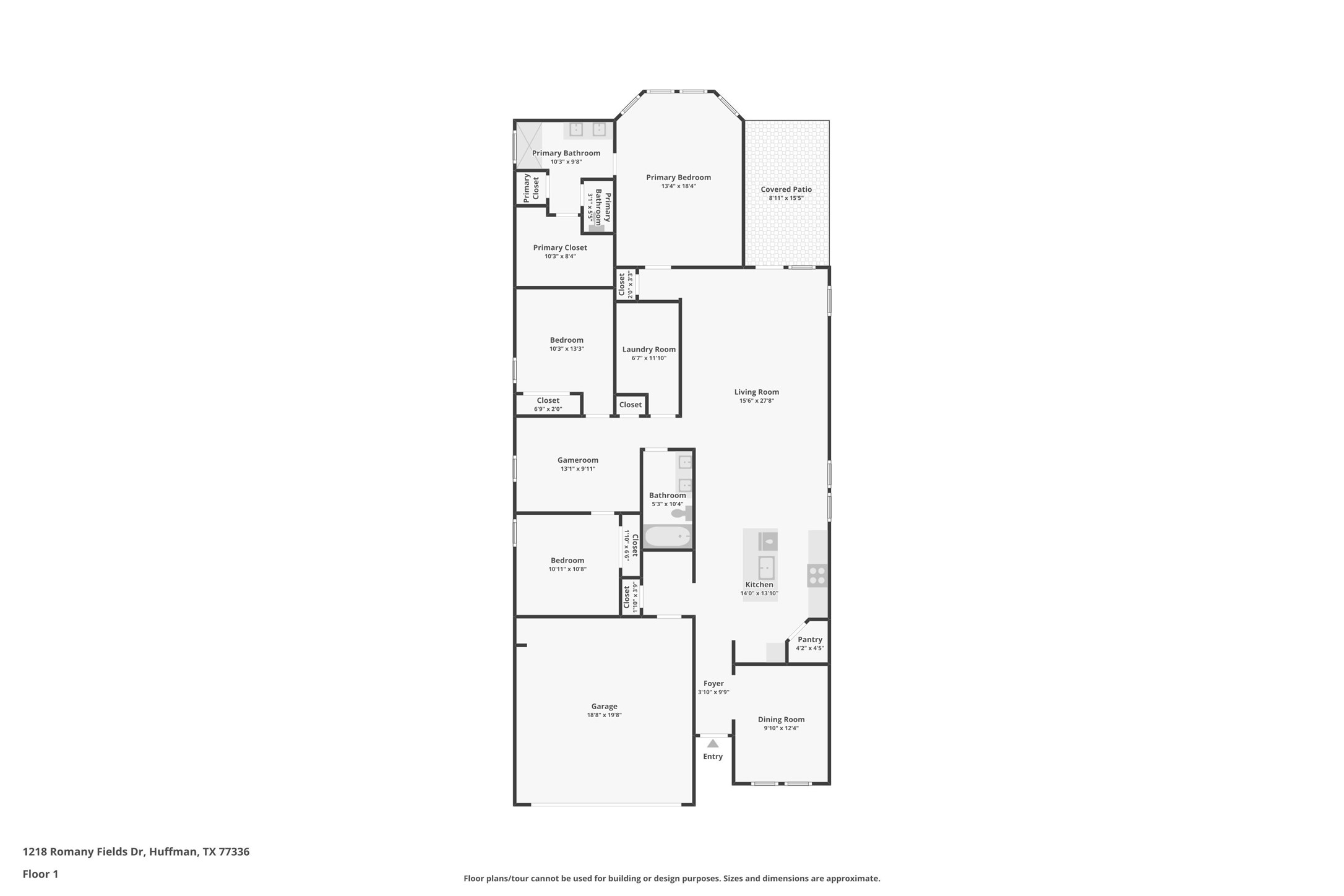 1218 Romany Fields Drive, Huffman, TX 77336