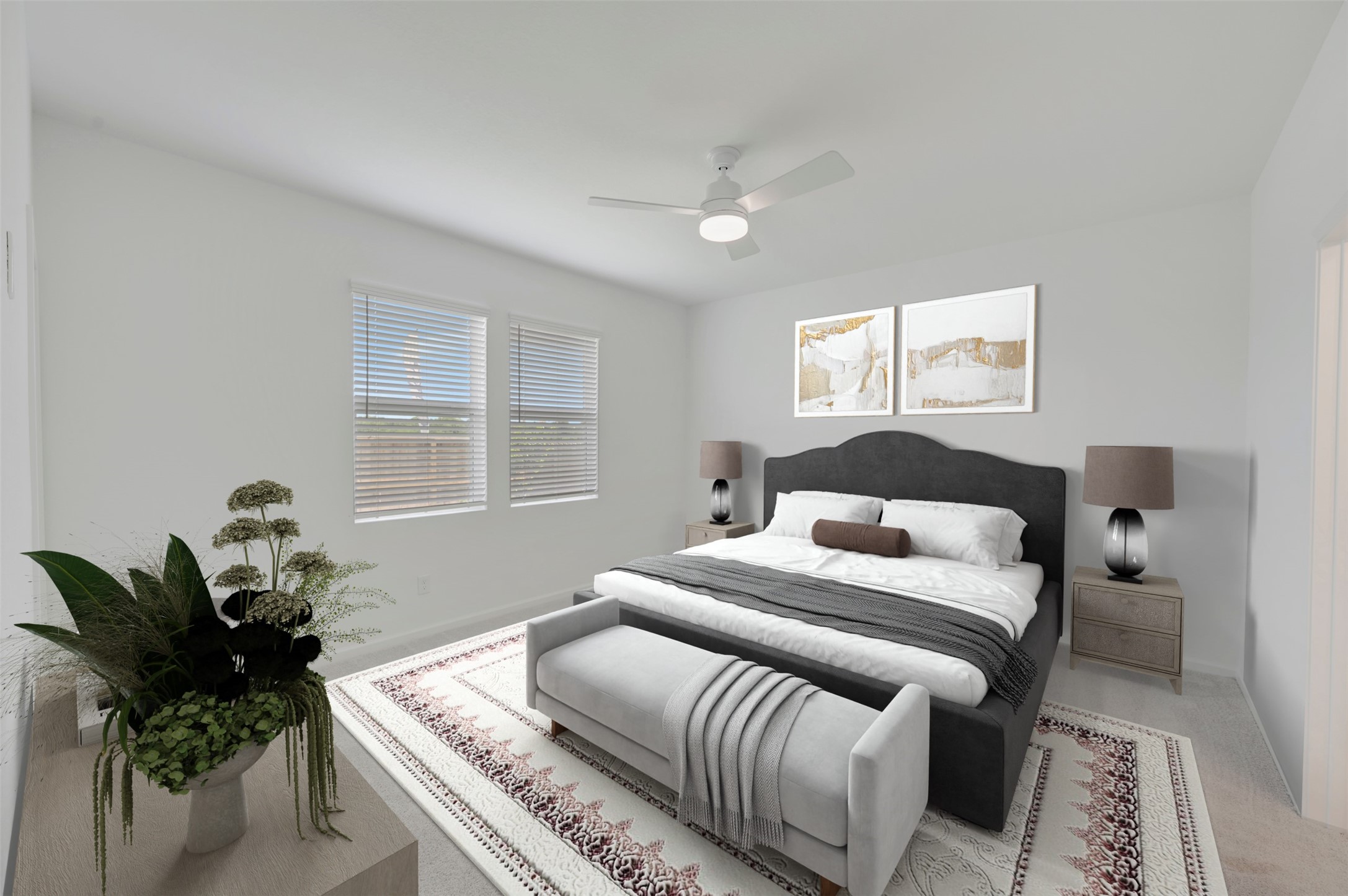 Private primary suite