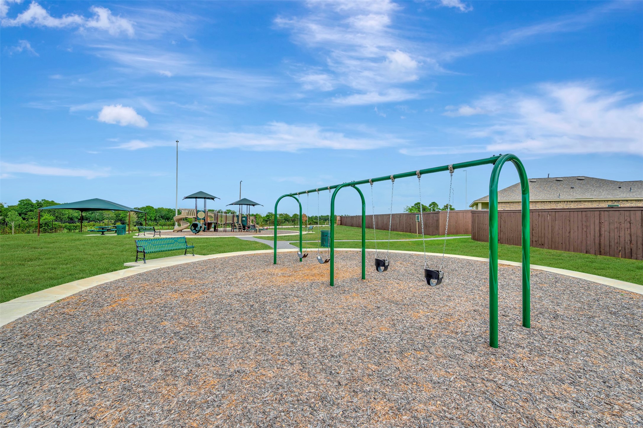 Swing into fun at our neighborhood playground!