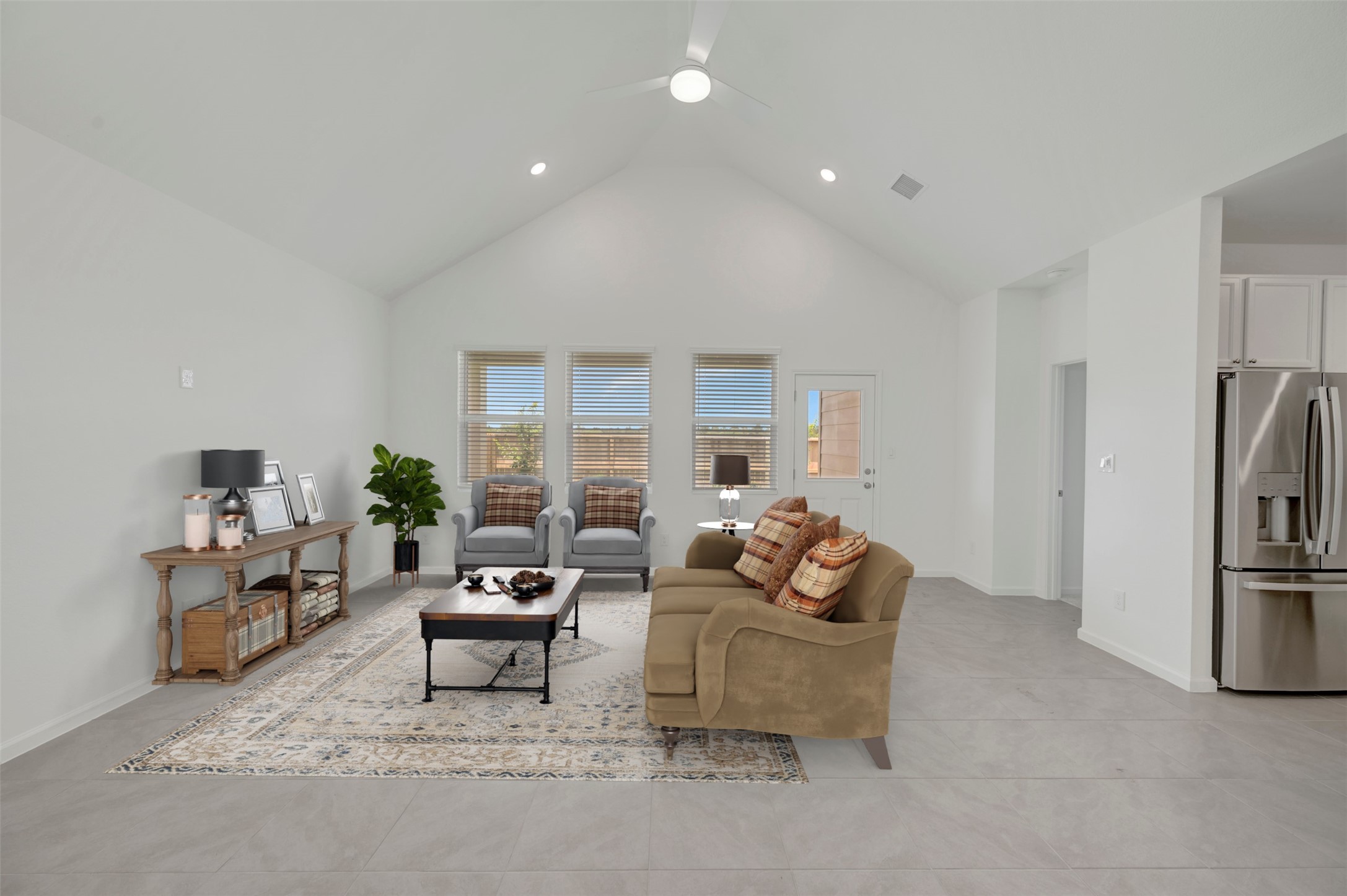 Sun-lit great room