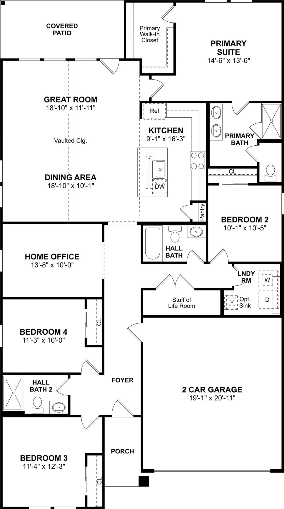 The Passionflower II floor plan by K. Hovnanian Homes. 1st Floor shown. *Prices, plans, dimensions, features, specifications, materials, and availability of homes or communities are subject to change without notice or obligation.
