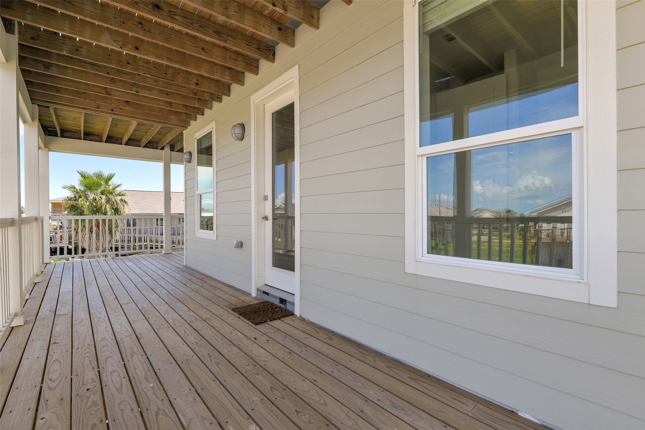 You have direct access to your primary bedroom off the East facing Deck.