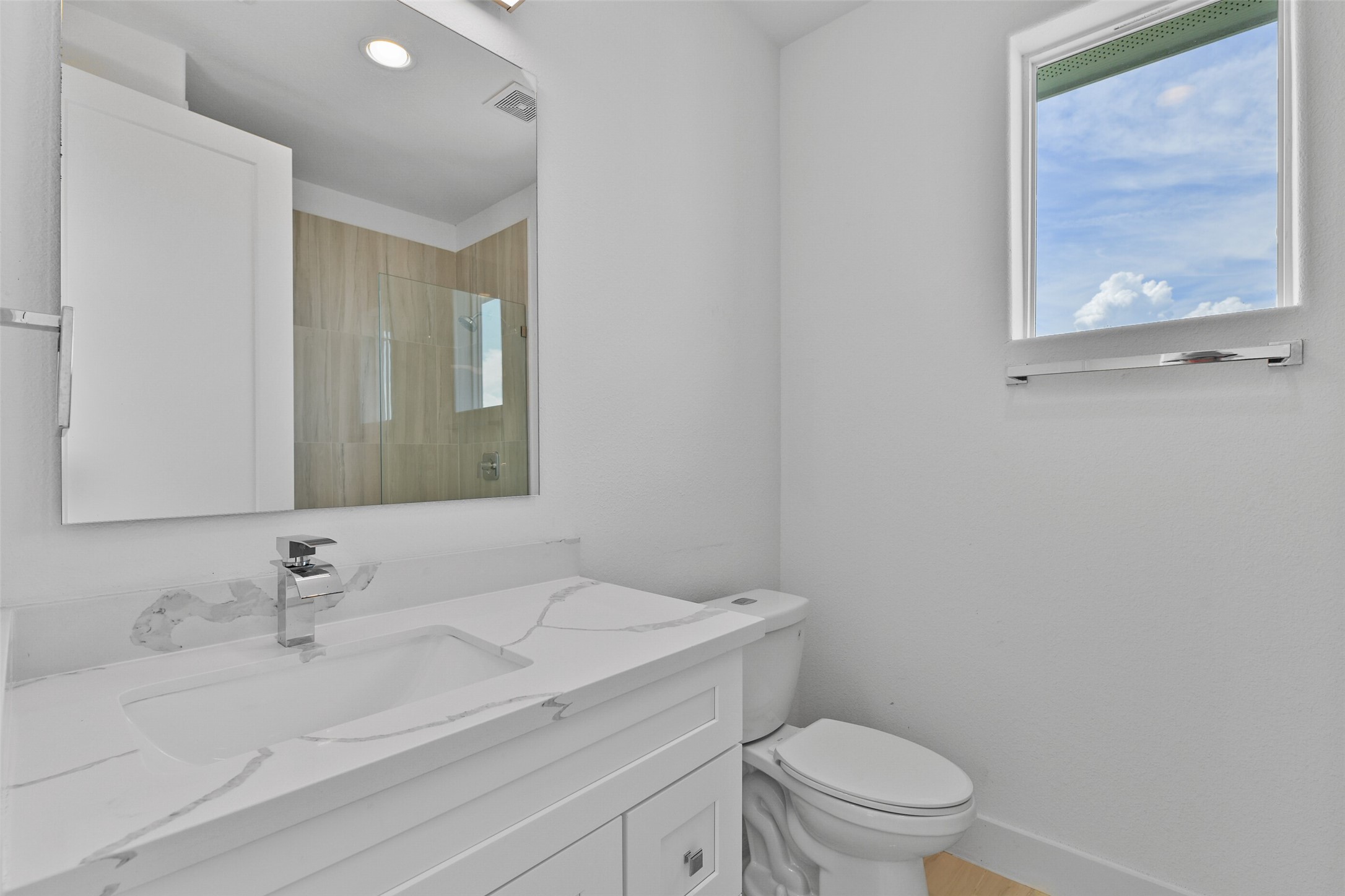 You have a full bath perfect for guest on the second level.