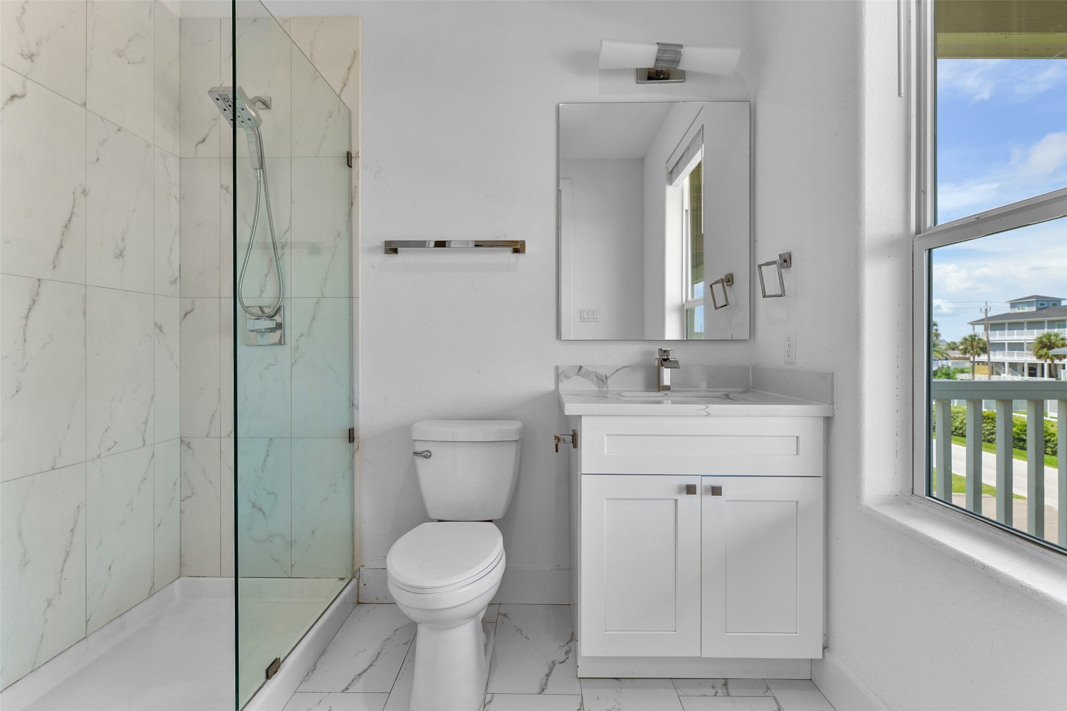 The primary ensuite.