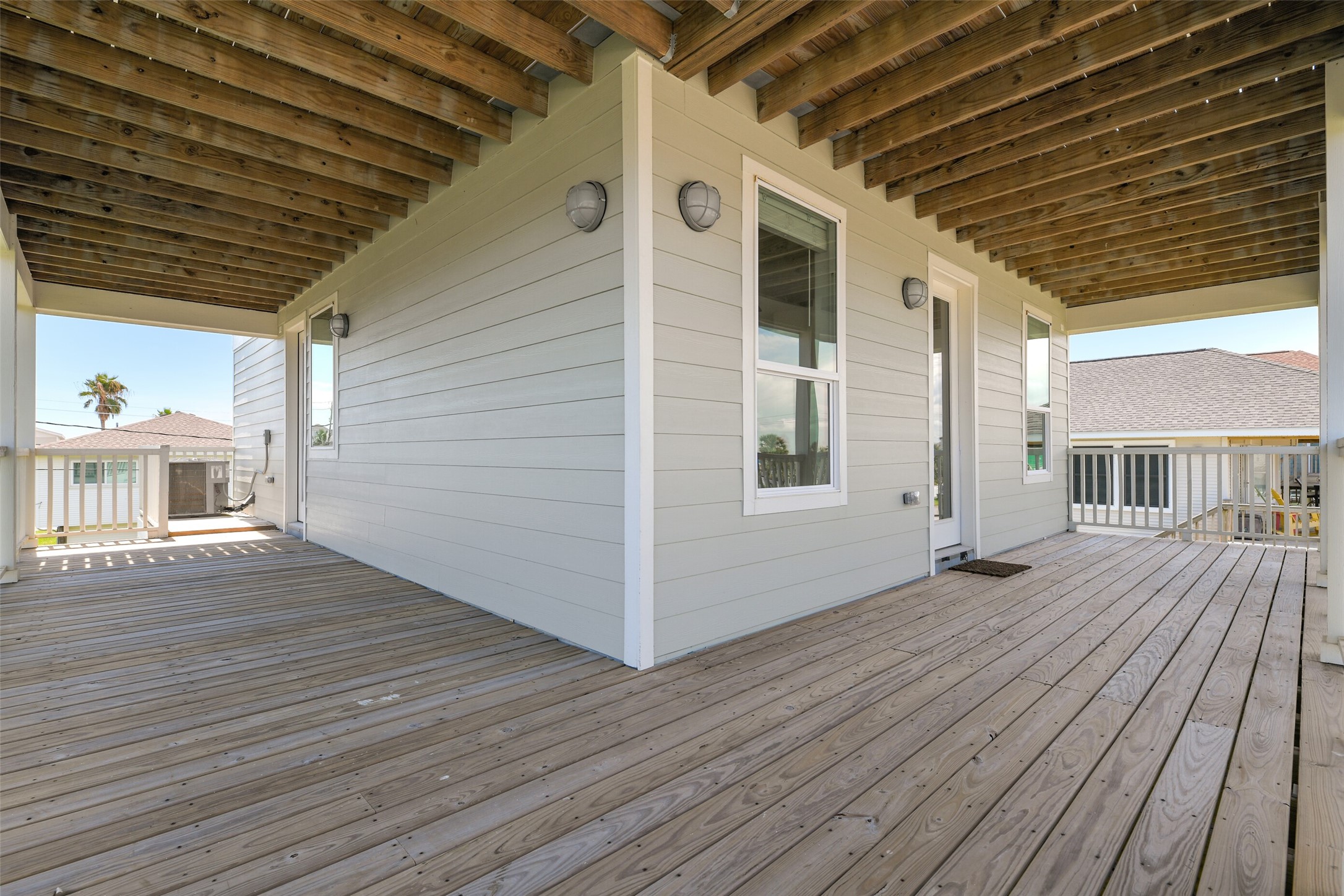 There are multiple spaces to enjoy the coastal breeze.