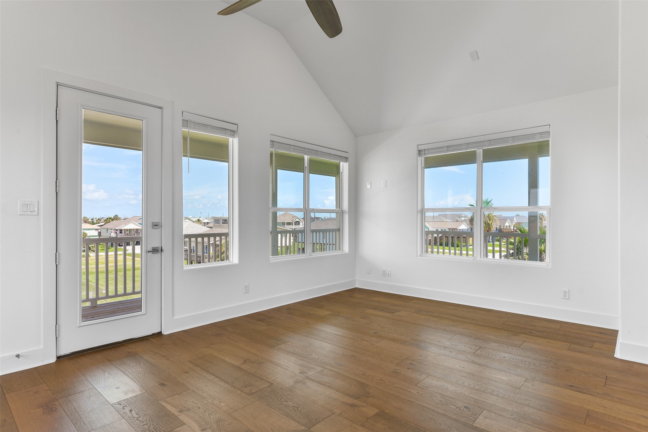 This property features a reverse floor plan, designed to capture the best views.