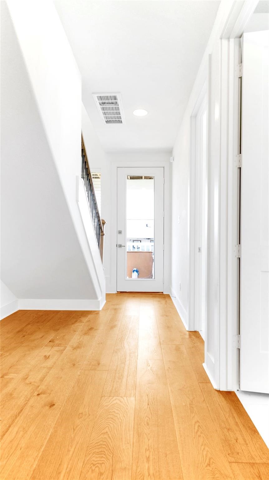 Looking towards the front door.