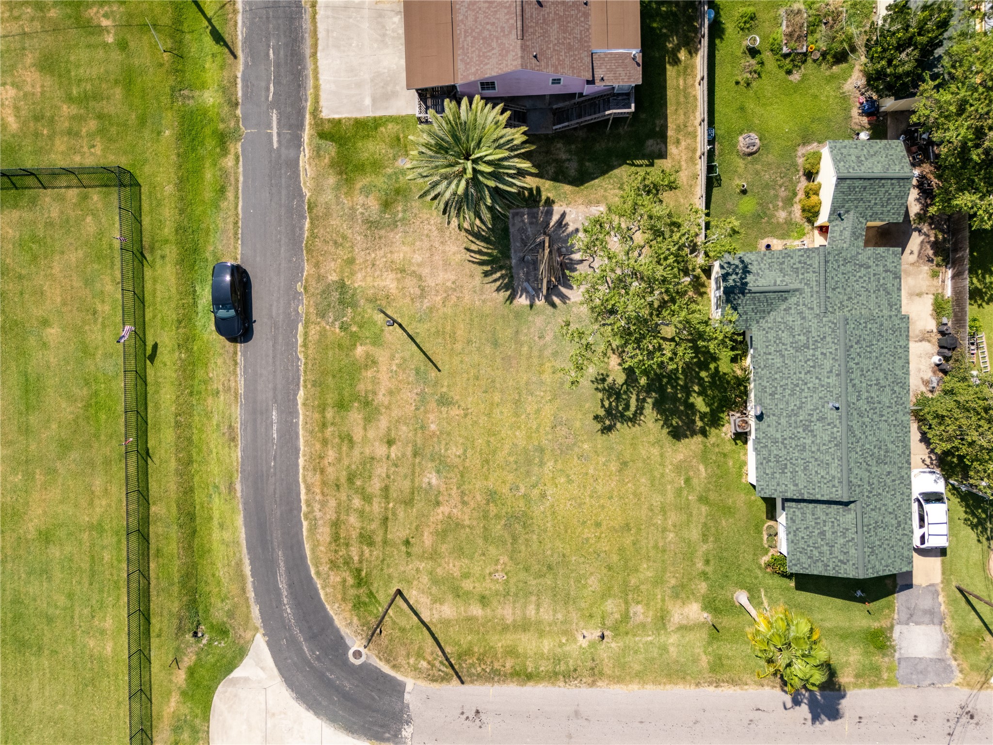 Convenient, corner lot.