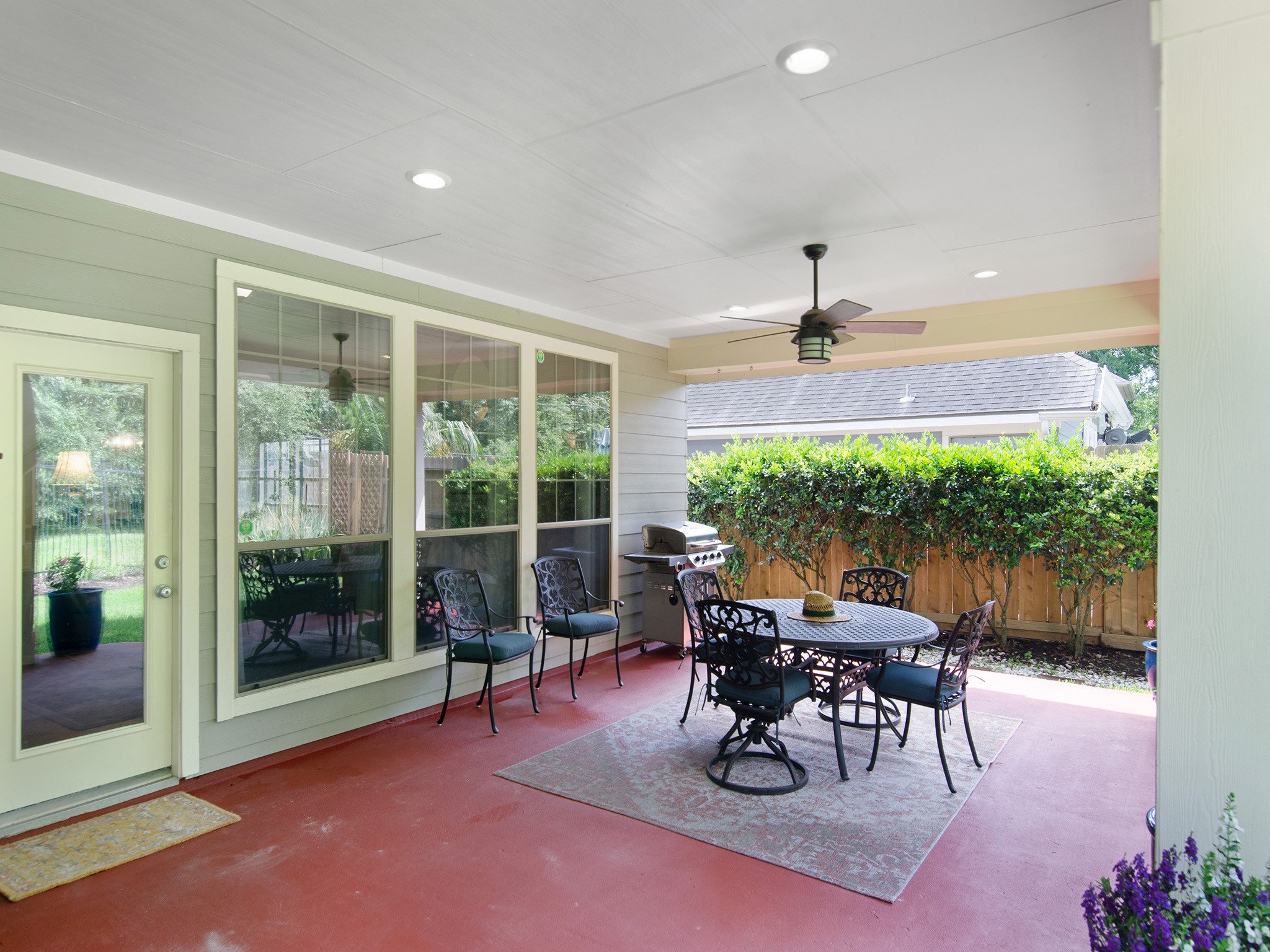 A seamless extension of the home's living space.